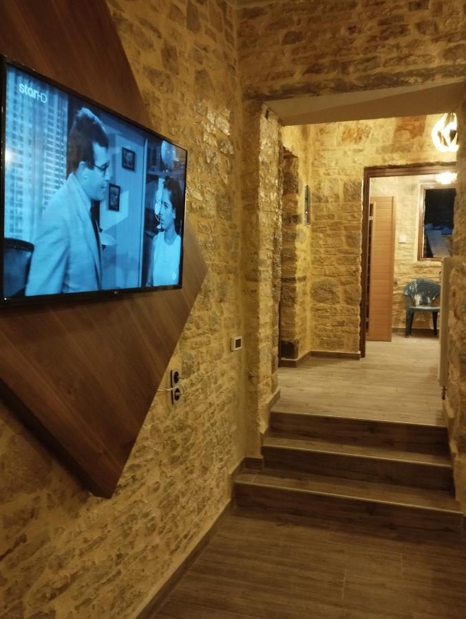 Living area — Ekali Stone House