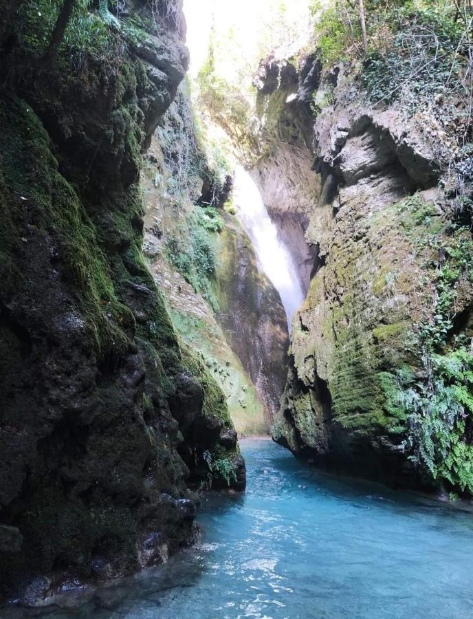 Klifki Waterfall near Ekali Stone House